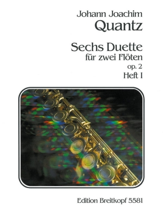 6 Duette op.2 Band 1 (Nr.1-3) für 2 Flöten Stimmen