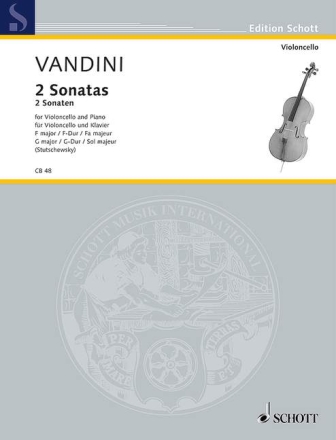 2 Sonaten F-Dur und G-Dur fr Violoncello und Klavier