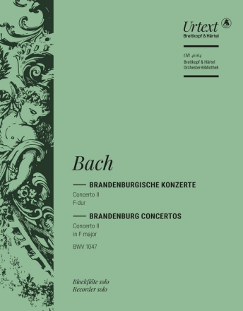 Brandenburgisches Konzert F-Dur Nr.2 BWV1047 fr Orchester Blockflte solo