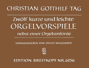 12 kurze und leichte Orgelvorspiele und eine Orgelsinfonie (1794)