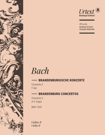 Brandenburgisches Konzert F-Dur Nr.2 BWV1047 fr Orchester Violine 2