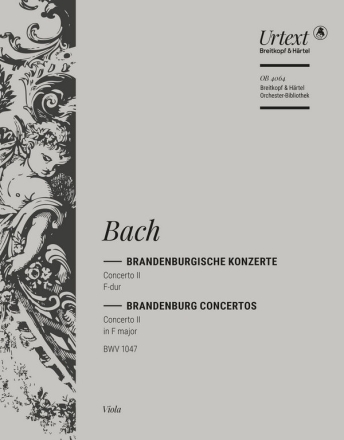 Brandenburgisches Konzert F-Dur Nr.2 BWV1047 fr Orchester Viola