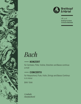 Konzert a-Moll BWV1044 fr Flte, Violine, Cembalo und Streicher Cembalo solo