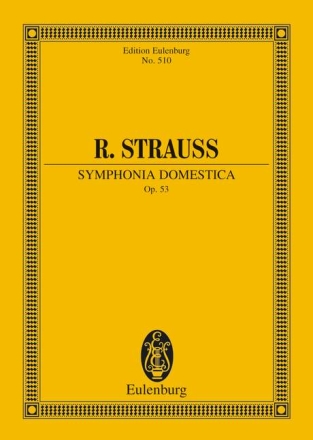 Symphonia domestica op.53 (Sinfonische Dichtung) fr Orchester Studienpartitur