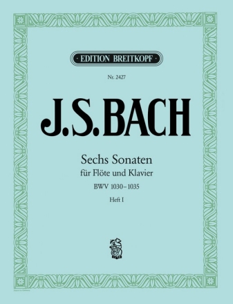 6 Sonaten Band 1 (Nr.1-3) BWV1030-1032 fr Flte und Klavier