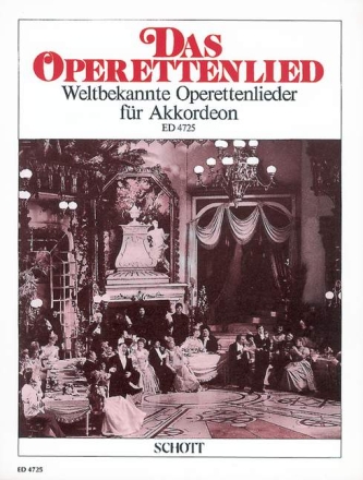 Das Operettenlied fr Akkordeon mit vollstndigem Text