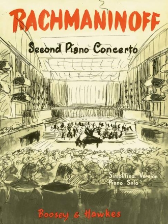 2. Klavierkonzert in c-Moll für Klavier und Orchester (erleichterte und gekürzte Ausgabe für Klavier solo)
