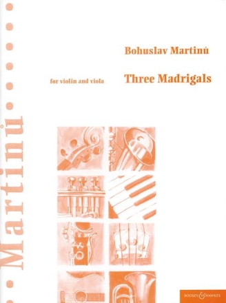 Drei Madrigale fr Violine und Viola