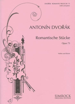 Romantische Stcke op.75 fr Violine und Klavier