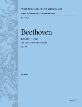 Messe C-Dur op.86 fr Soli, Chor und Orchester Partitur