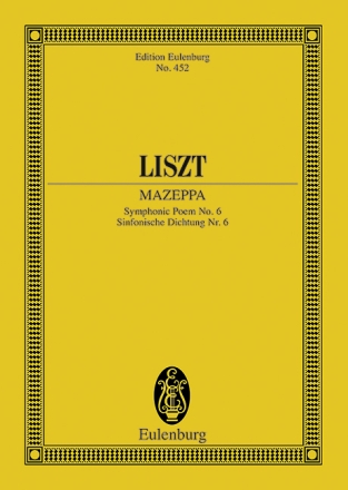 Mazeppa fr Orchester Studienpartitur