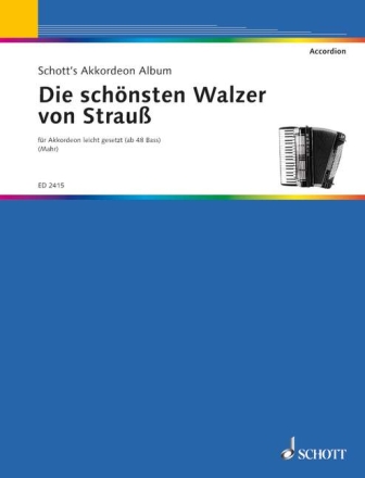 Die schnsten Walzer von Strauss fr Akkordeon