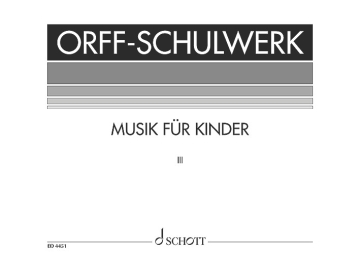 Musik fr Kinder Band 3 fr Singstimme, Blockflte und Schlagzeug Sing- und Spielpartitur