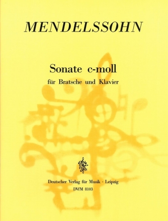 Sonate c-Moll fr Viola und Klavier