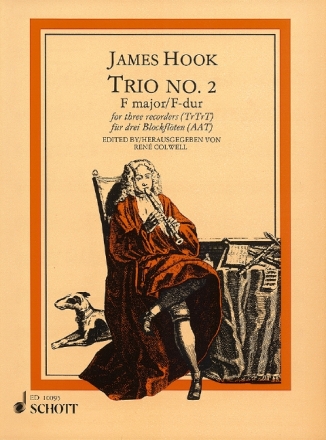 Trio in F Nr.2 fr 3 Blockflten (AAT) Stimmen