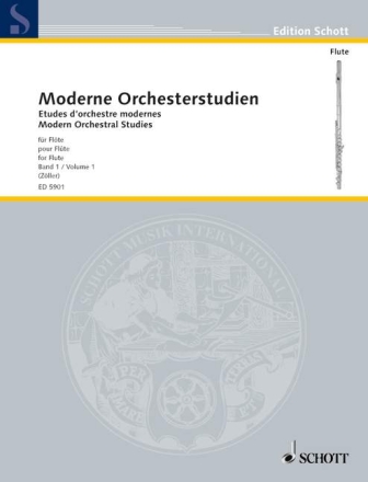 Moderne Orchesterstudien Band 1 fr Flte