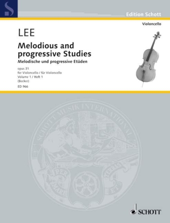 Melodische und progressive Etden op.31 Band 1 fr Violoncello