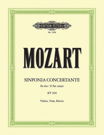 Sinfonia concertante Es-Dur KV364 fr Violine, Viola und Orchester fr Violine, Viola und Klavier