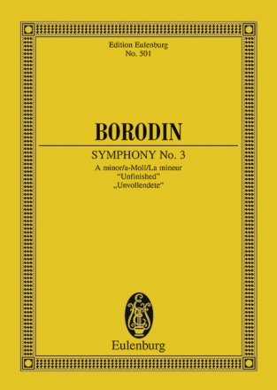 Sinfonie a-Moll Nr.3 für Orchester Studienpartitur
