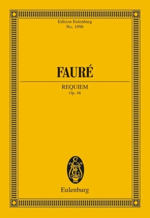 Requiem op.48 fr Soli, Chor und Orchester Studienpartitur