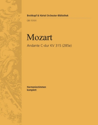 Andante C-Dur KV315 fr Flte und Orchester Harmonie