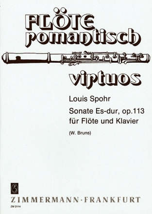 Sonate Es-Dur op.113 fr Flte und Klavier