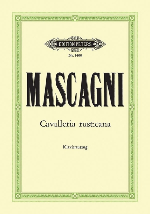 Cavalleria rusticana  Klavierauszug (dt/it)