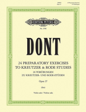 24 Vorbungen zu Kreutzer und Rode op.37 fr Violine