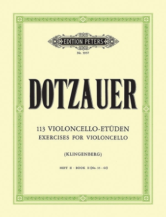 113 Etden Band 2 (Nr.35-62) fr Violoncello