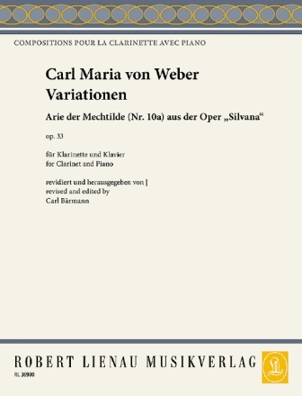 Variationen Op.33 für Klarinette und Klavier