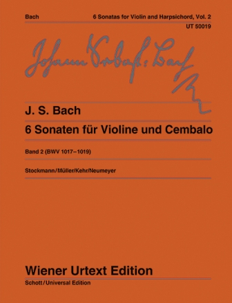 6 Sonaten Band 2 (Nr.4-6) BWV1017-1019 fr Violine und Cembalo