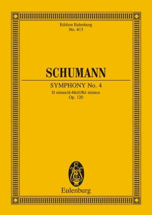 Sinfonie d-Moll Nr.4 op.120 fr Orchester Studienpartitur