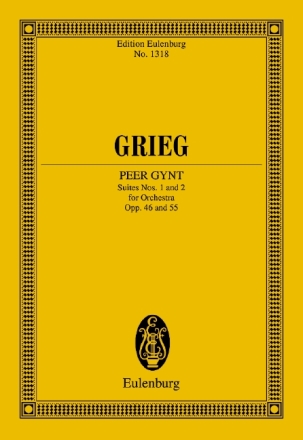 Peer Gynt Suiten op.46 und op.55 fr Orchester Studienpartitur