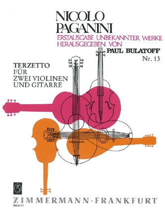 Terzetto fr Gitarre und 2 Violinen Partitur und Stimmen