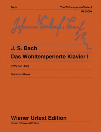 Das Wohltemperierte Klavier Teil 1 - BWV846-869 fr Klavier