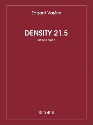Density 21.5 for flute alone
