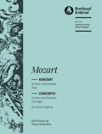Konzert D-Dur Nr.1 KV412 für Horn und Orchester für Horn und Klavier