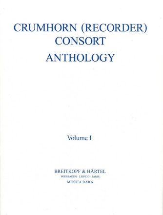 Crumhorn Consort Anthology vol.1  score and 4 parts