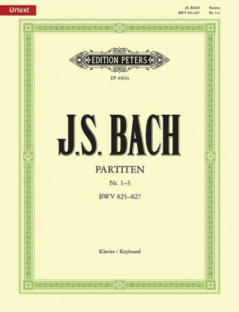 Partiten Band 1 (BWV825-827) fr Klavier