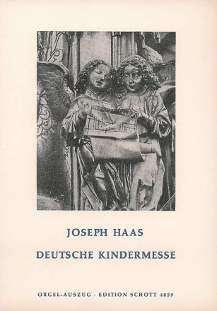 Deutsche Kindermesse op. 108 fr Kinderchor und Orgel Partitur (dt)