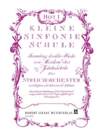 Kleine Sinfonieschule Band 1 fr Orchester Partitur (= Klavier)
