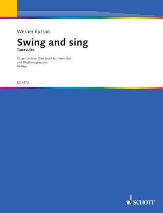Swing and sing fr gemischten Chor (SATB) mit Klavier und Rhythmusgruppe Partitur - (= Klavierstimme)