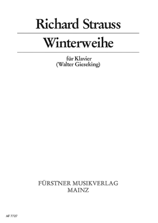 Winterweihe op. 48,4 fr Klavier