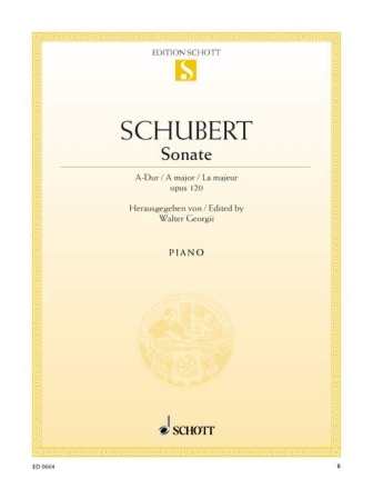 Sonate A-Dur op. 120 D 664 fr Klavier