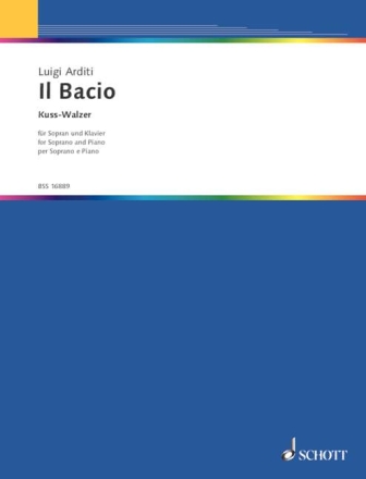 Il Bacio - Der Kuss fr Singstimme und Klavier hoch