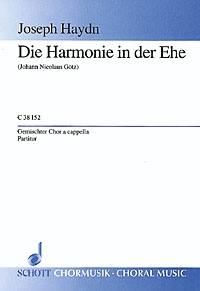 Die Harmonie in der Ehe fr gemischten Chor (SATB) Chorpartitur