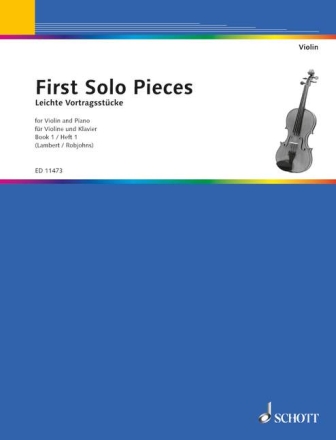 First Solo Pieces Vol.1 for violin and piano