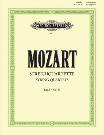 Streichquartette Band 2 fr Streichquartett Stimmen