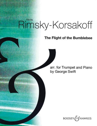 The flight of the bumble bee for trumpet and piano