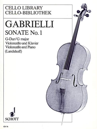 Sonate G-Dur Nr.1 fr Violoncello und Klavier